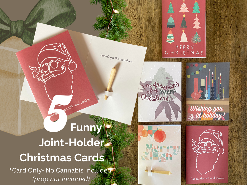 Holiday Greeting Cards that Hold a Joint 